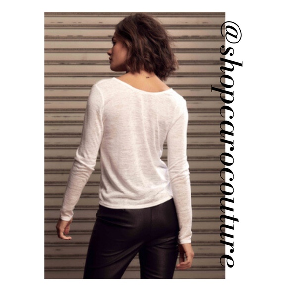 REVERSIBLE Long Sleeve Tie Blouse - Picture 2 of 5